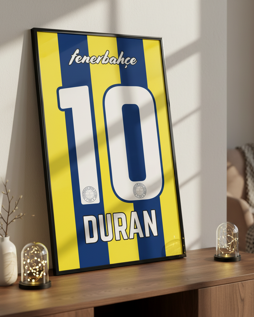 Kişiselleştirilebilir Fenerbahçe Forması Posteri