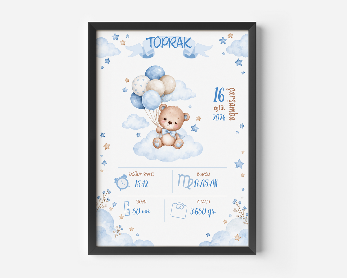 Yeni Doğan Bebek Hatıra Posteri