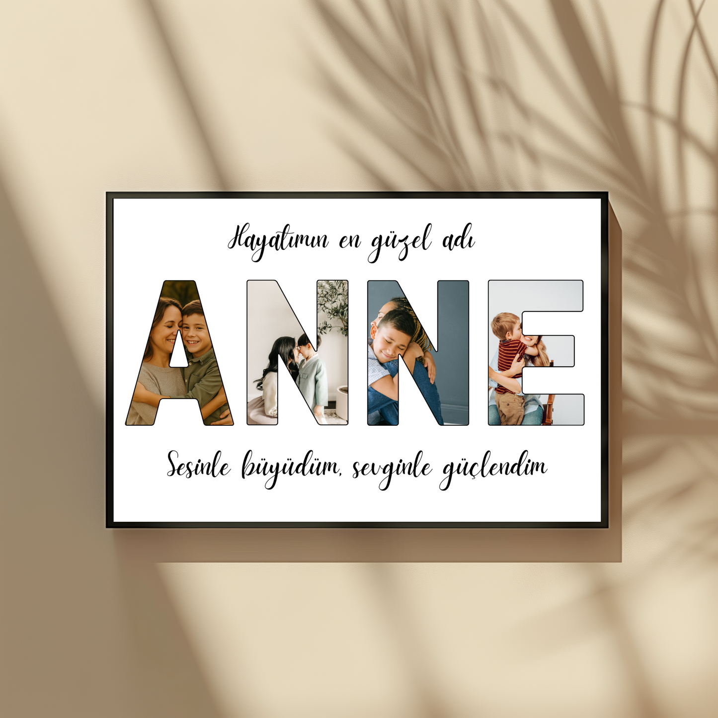 Kişiselleştirilebilir Anne Posteri