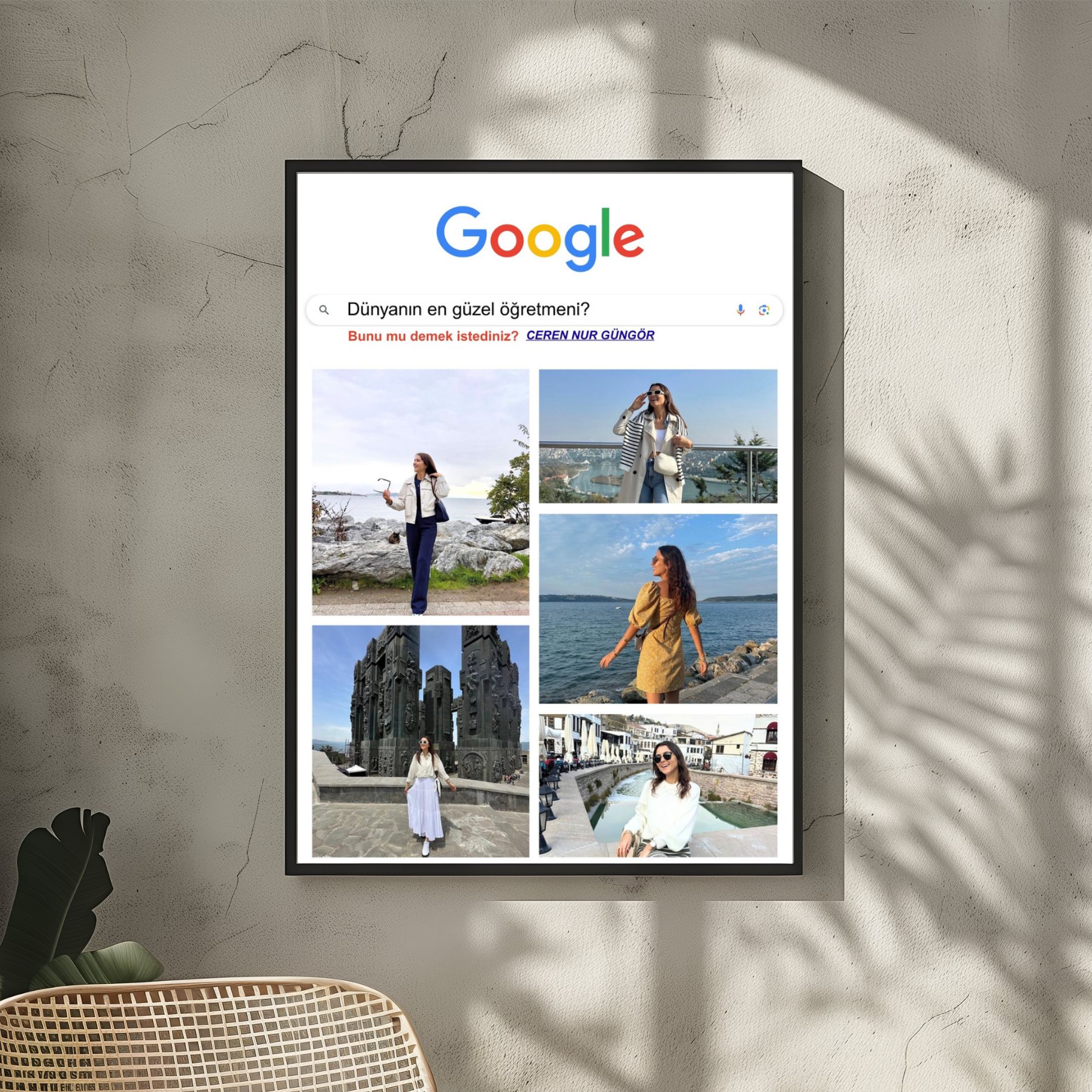 Dünyanın En Güzel Öğretmeni Tablosu