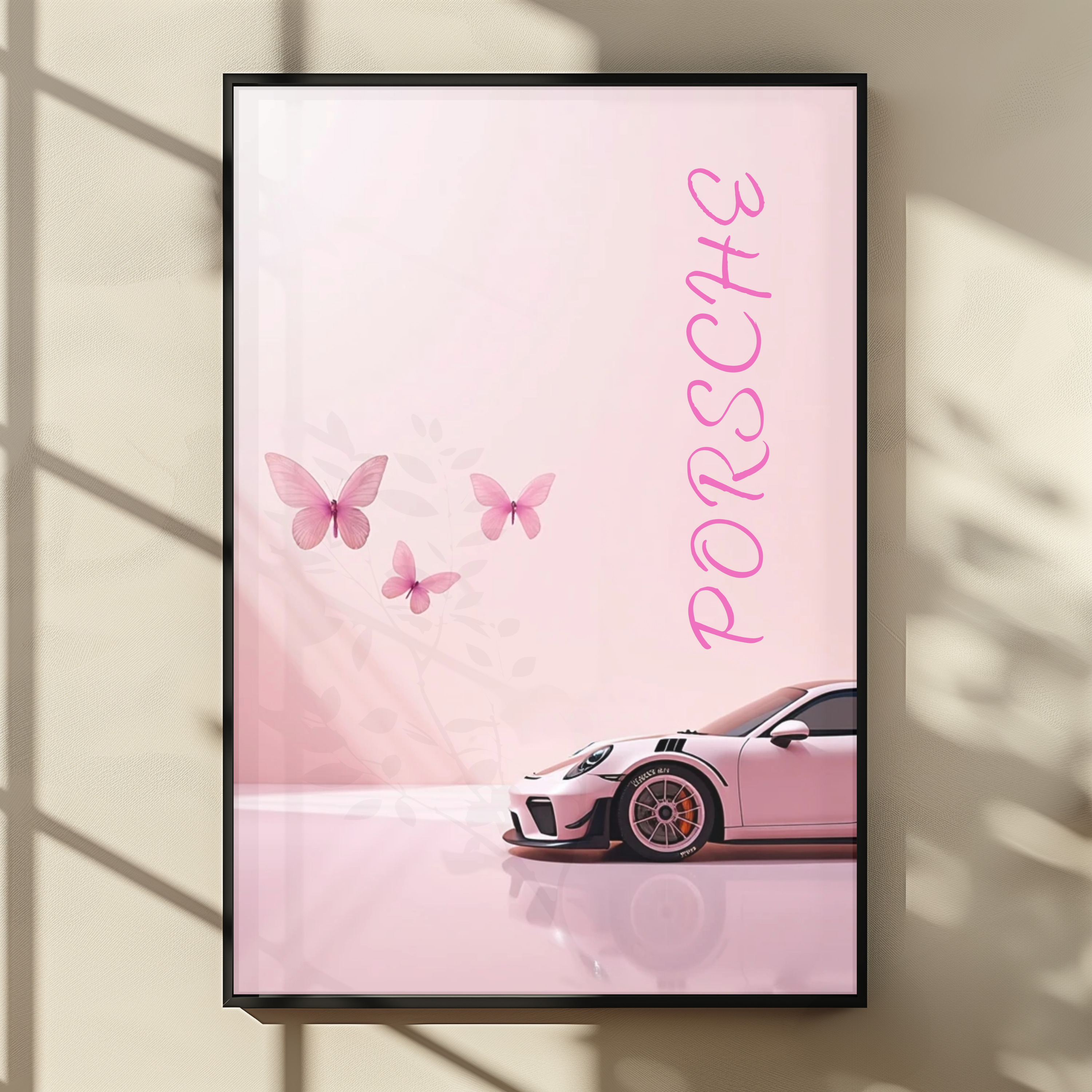 Pembe Porsche