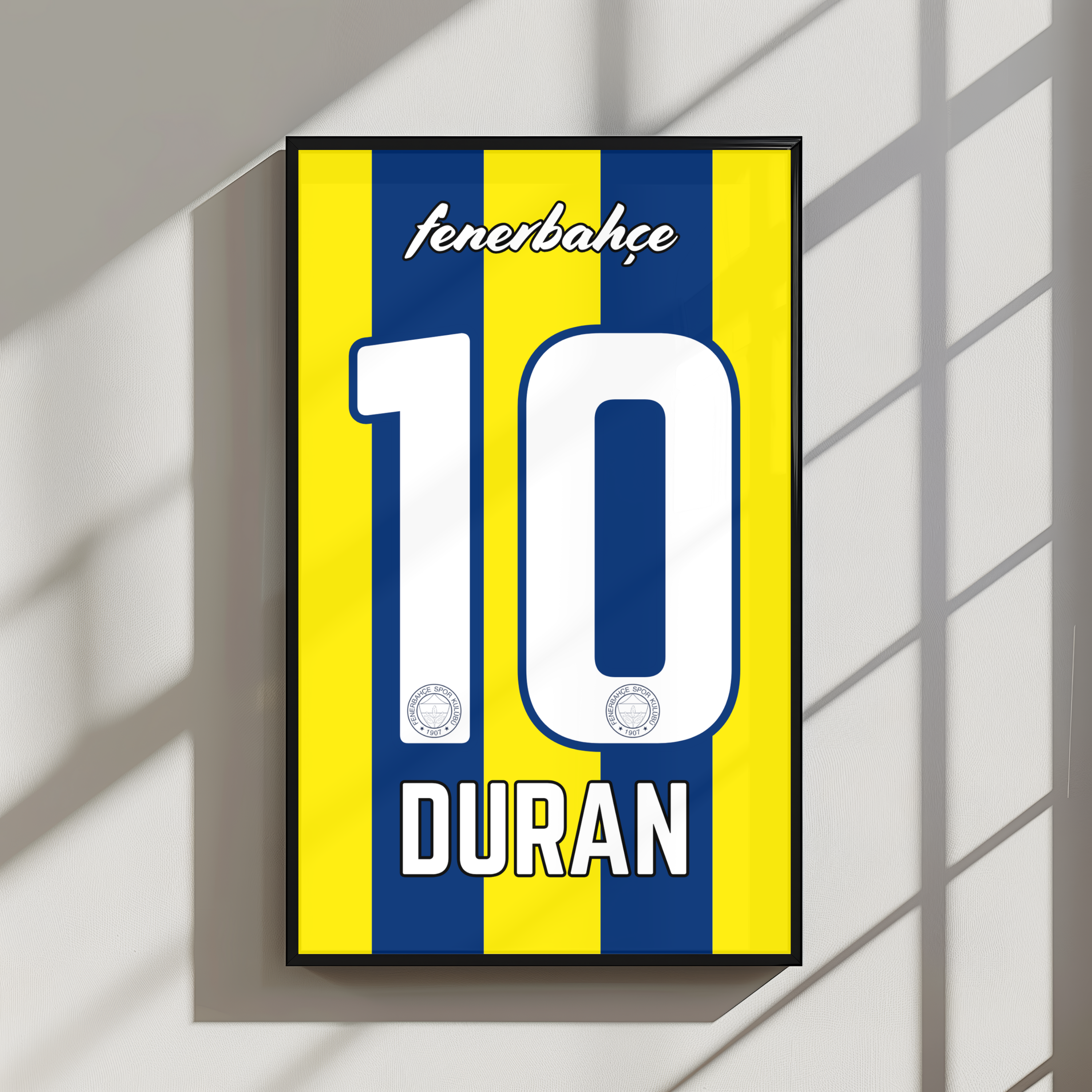 Kişiselleştirilebilir Fenerbahçe Forması Posteri