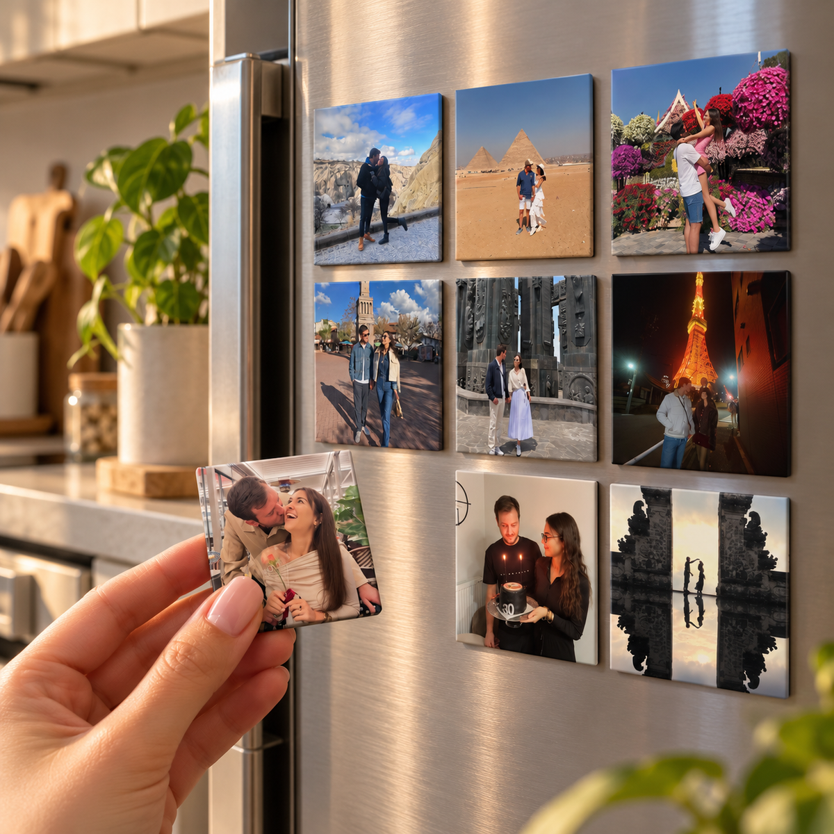 Kişiye Özel Fotoğraflı Magnet